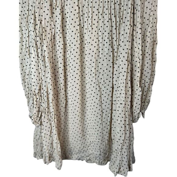 Ganni Revolve Printed Georgette Mini Dress polka Dot Size EU 36 US NWOT - Picture 3 of 9